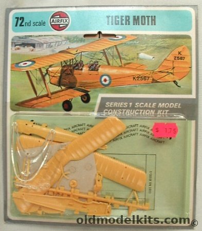 Airfix 1/72 DH-82a Tiger Moth - Blister Pack, 01015-5 plastic model kit